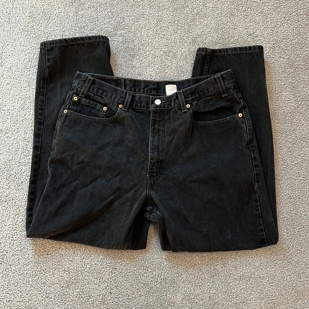 Levi’s 550 Relaxed Fit Black Denim Pants